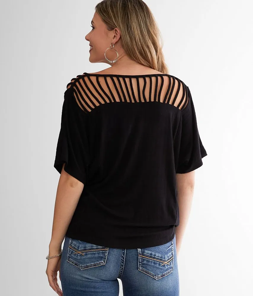 Strappy Surplice Top