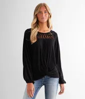 Daytrip Strappy Twisted Front Top