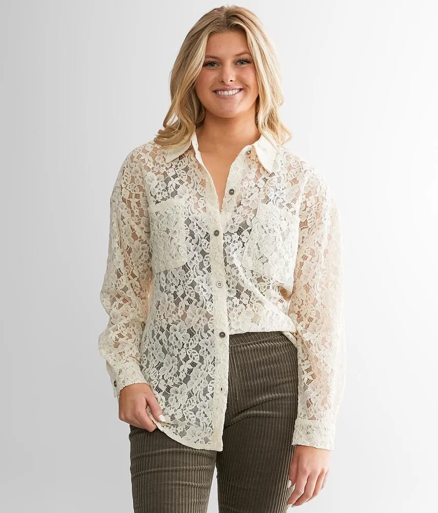 Floral Lace Shirt