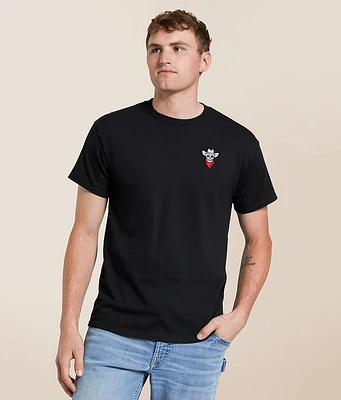 Riot Society Skull Cowboy T-Shirt