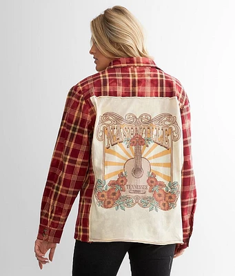 La Land Nashville Guitar Flannel Shirt