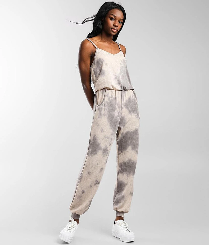 Tie Dye Knit Jumpsuit