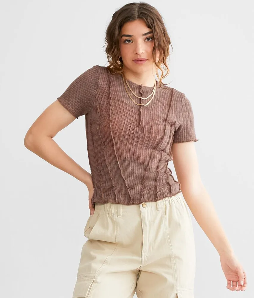 Exposed Seam Top