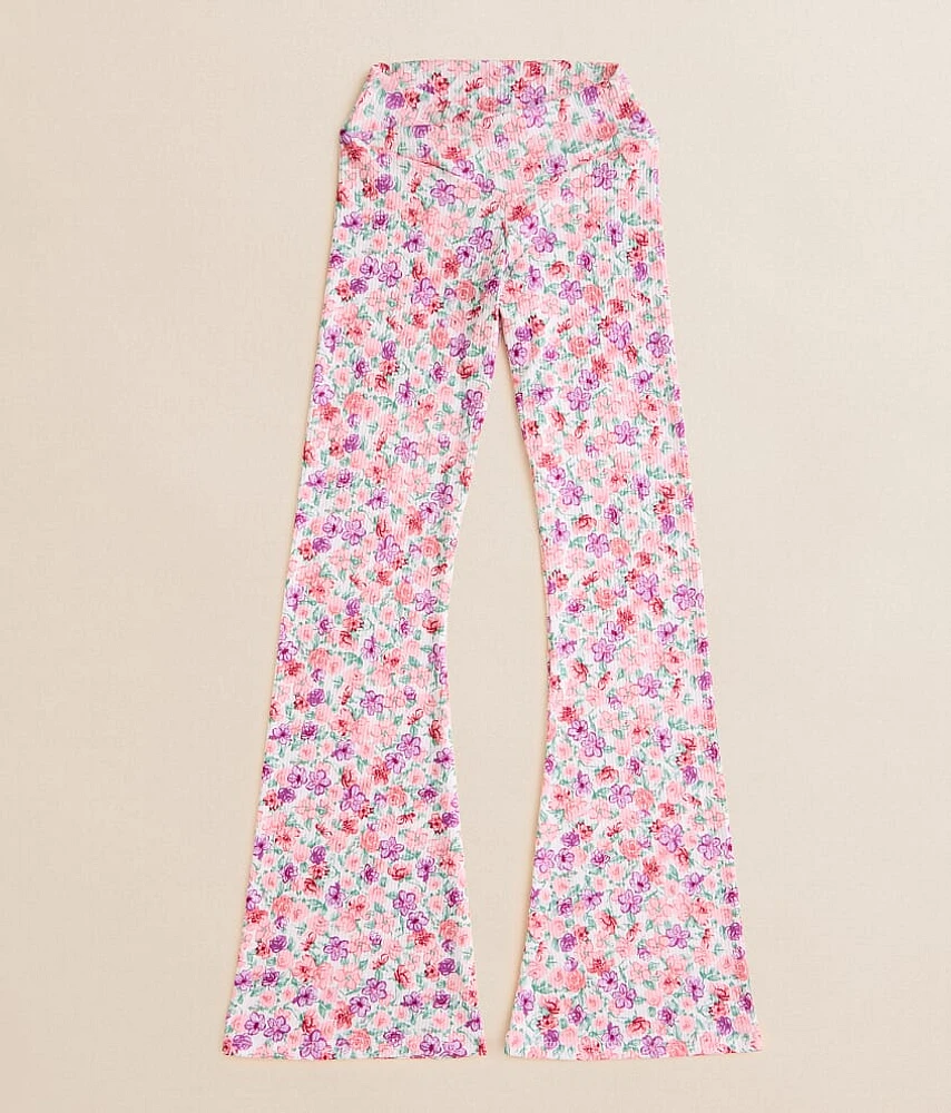 Girls - Modish Rebel Floral Flare Pant