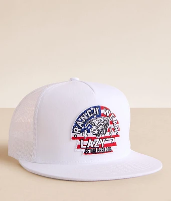 Lazy J Ranch Wear USA Trucker Hat