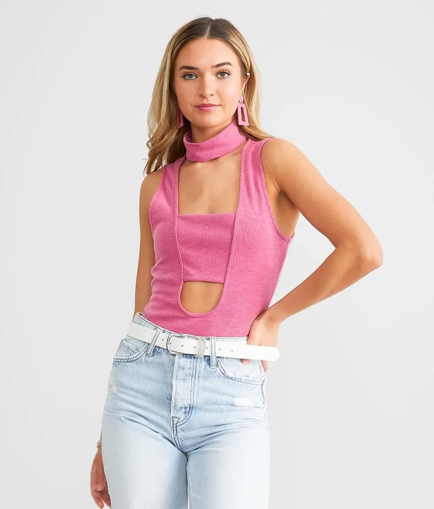 Cut-Out Tank Bodysuit