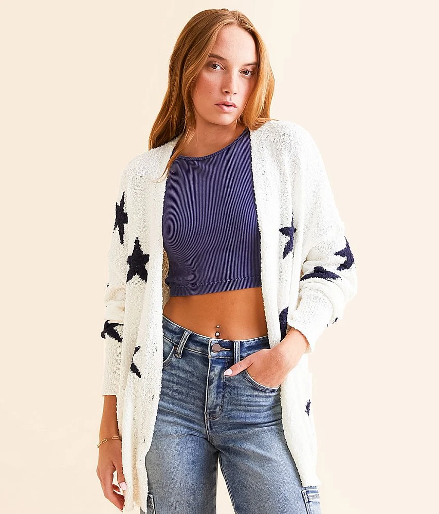 Star Cardigan Sweater