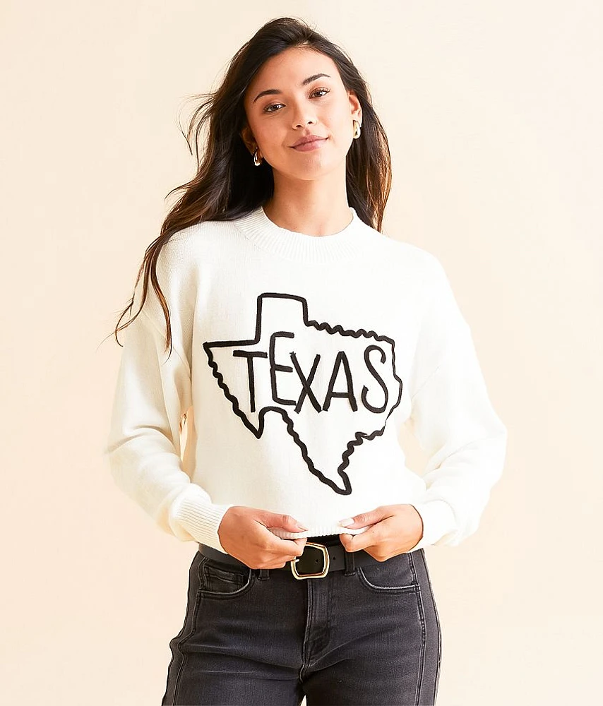 Texas Embroidered Sweater