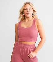 Willow & Root Rib Knit Cropped Tank Top