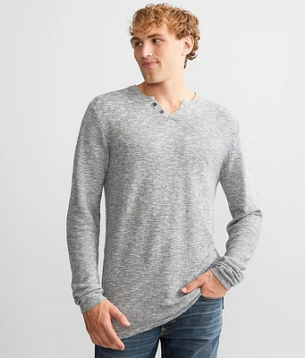 Outpost Makers Textured Henley Sweater