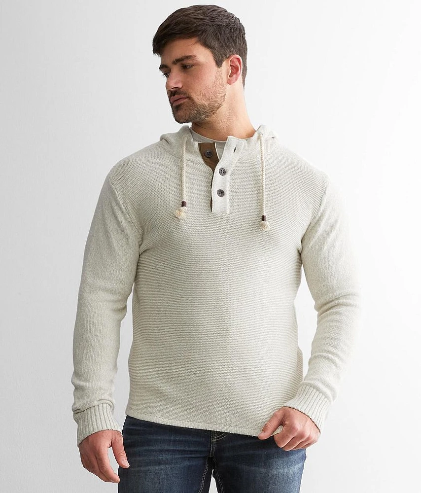 Outpost Makers Hooded Henley Sweater