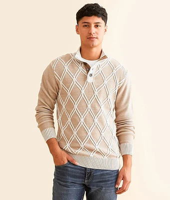 Outpost Makers Plated Henley Sweater