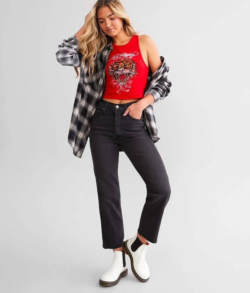 Ribcage Straight Ankle Stretch Jean