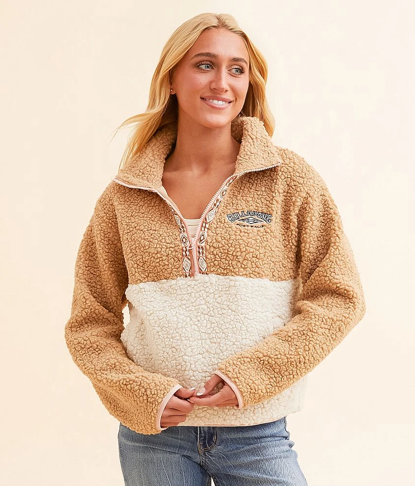 Horizon Half Zip Sherpa Pullover
