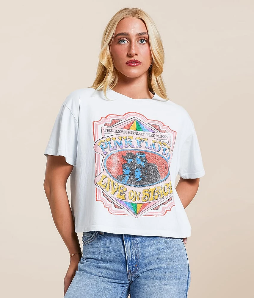 Life Clothing Pink Floyd Cropped Band T-Shirt