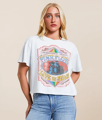 Life Clothing Pink Floyd Cropped Band T-Shirt