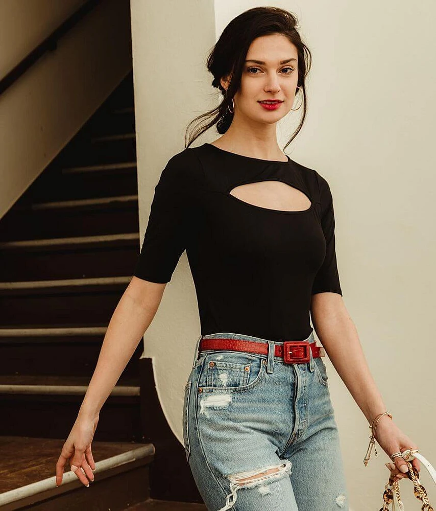 Fitted Cut-Out Top