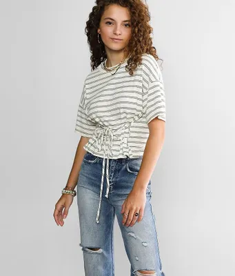 Gilded Intent Corset Tie Top