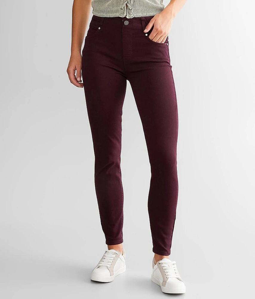 High Rise Ankle Skinny Stretch Jean