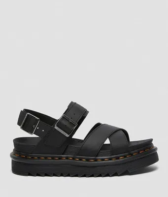 Dr. Martens Voss II Hydro Leather Flatform Sandal