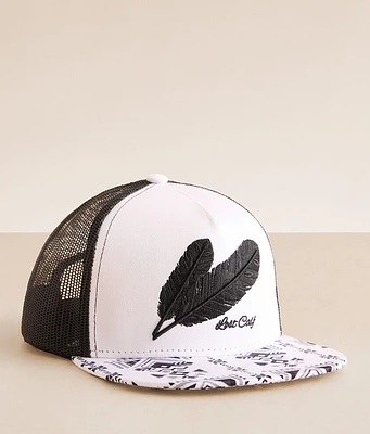 Boys - Lost Calf Black Feather Trucker Hat