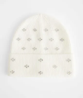 Lucky Zone Rhinestone Beanie