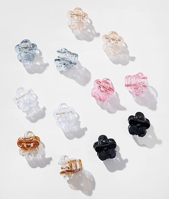 La Valentina 12 Pack Mini Hair Claw Clips