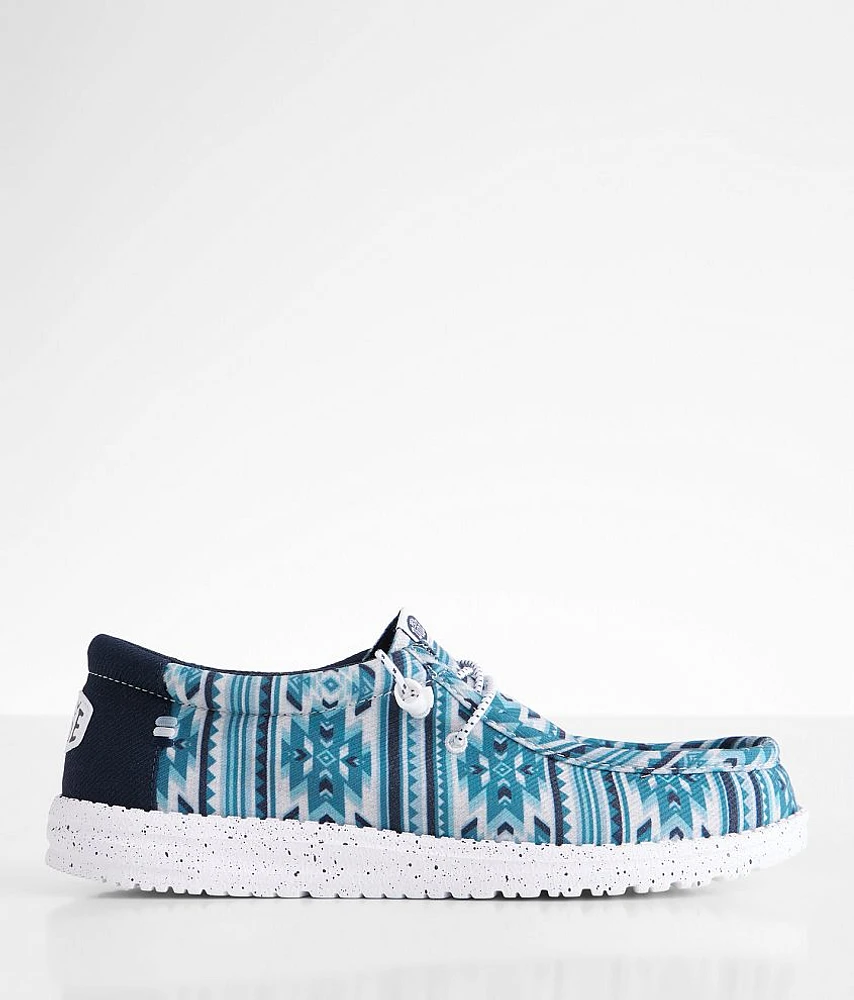 Wally Navy Blanket Shoe
