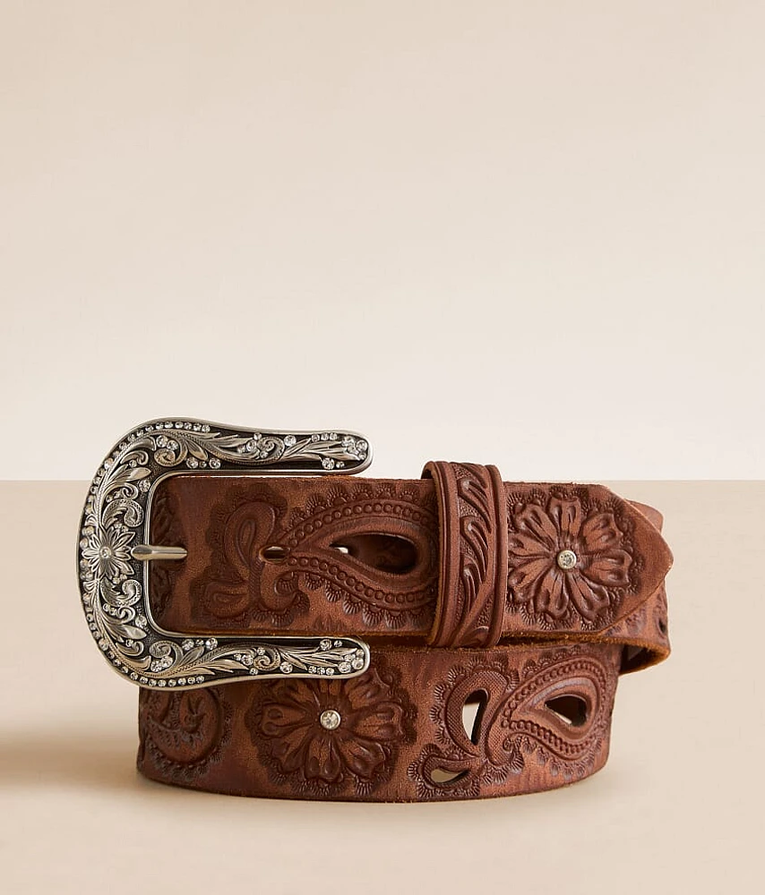 Floral Embossed Belt