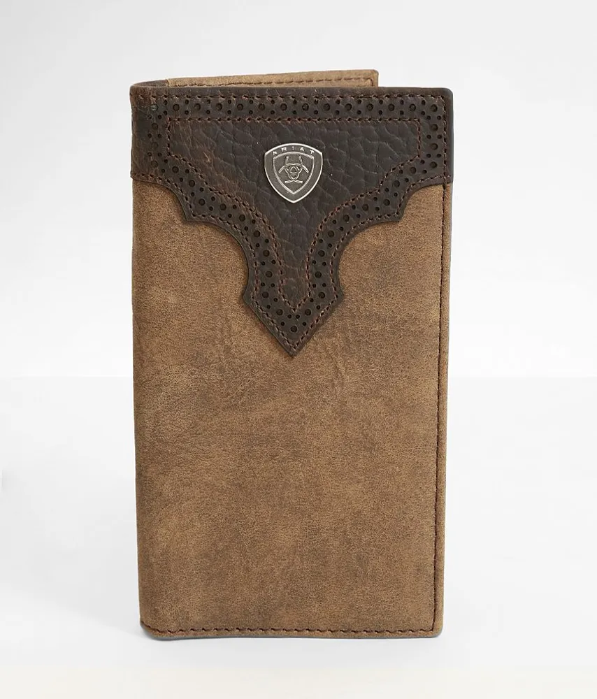 Laser 2 Tone Leather Rodeo Wallet