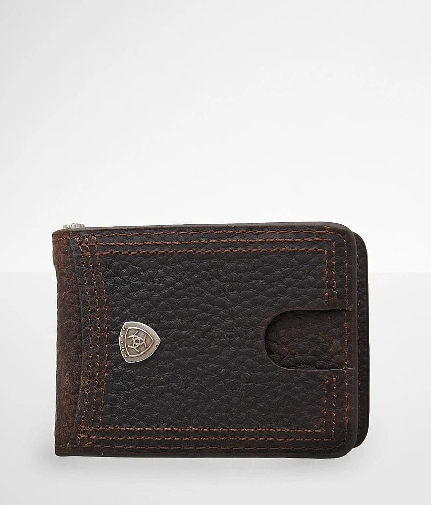 Money Clip Leather Wallet