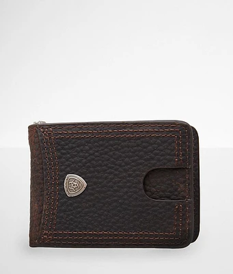 Ariat Money Clip Leather Wallet