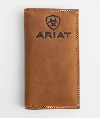 Ariat Leather Rodeo Checkbook Wallet