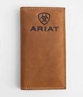Ariat Leather Rodeo Checkbook Wallet