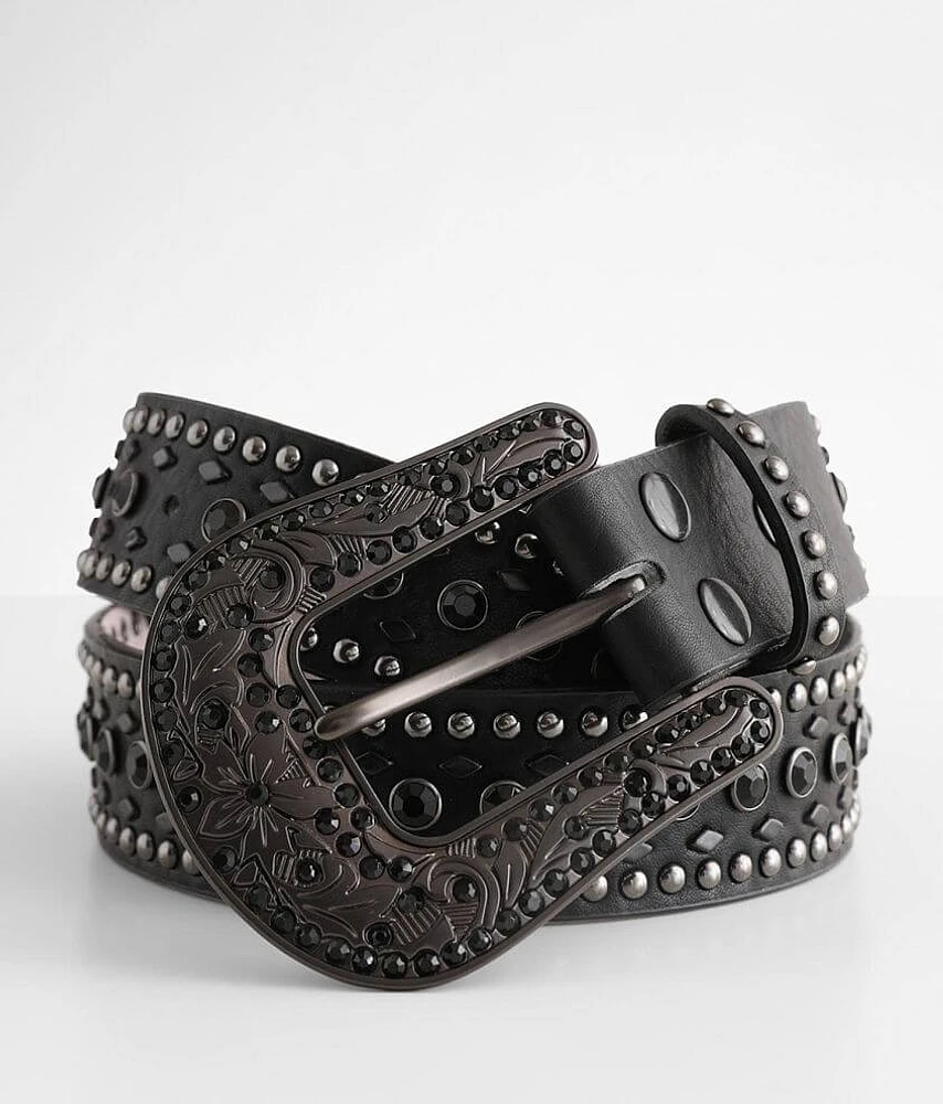 Glitz Leather Belt