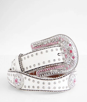 Girls - Nocona Glitz Western Leather Belt