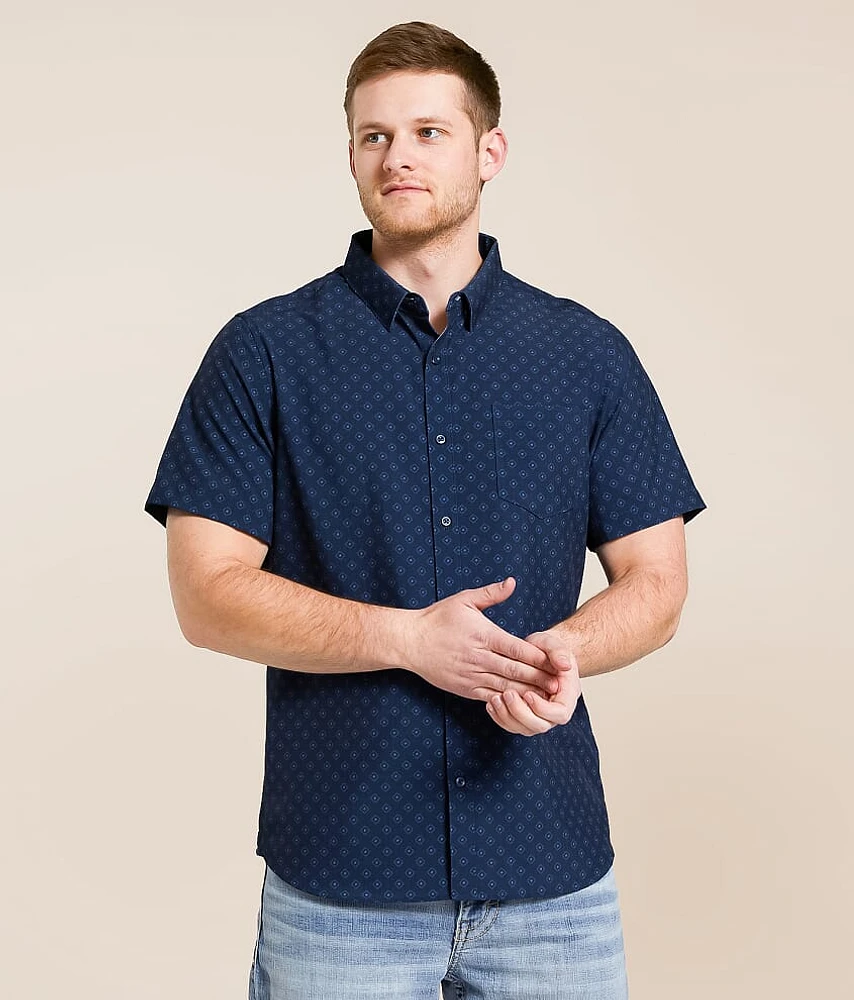 7Diamonds Diamond Seersucker Stretch Shirt