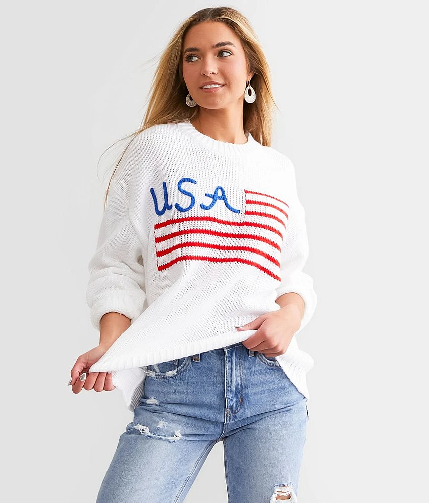 USA Flag Sweater