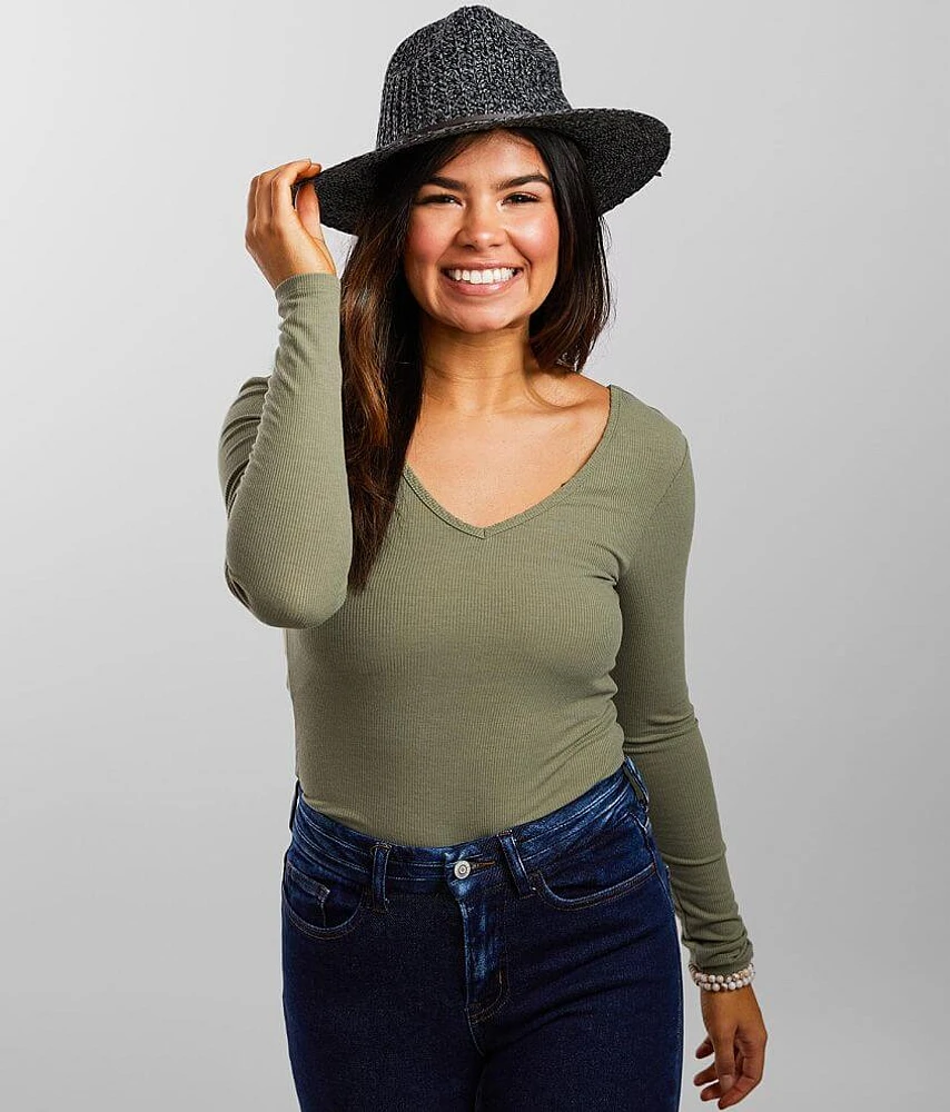 Double V-Neck Top