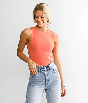 red by BKE High Neck Tank Top