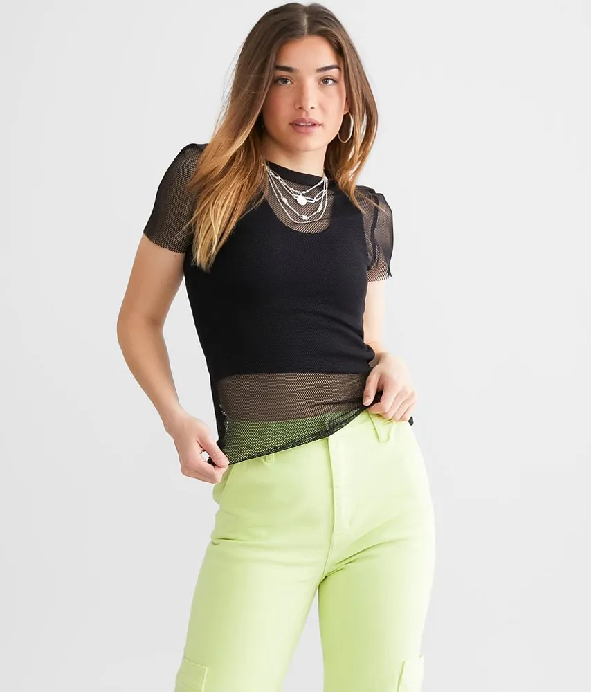 Fishnet Mesh Top