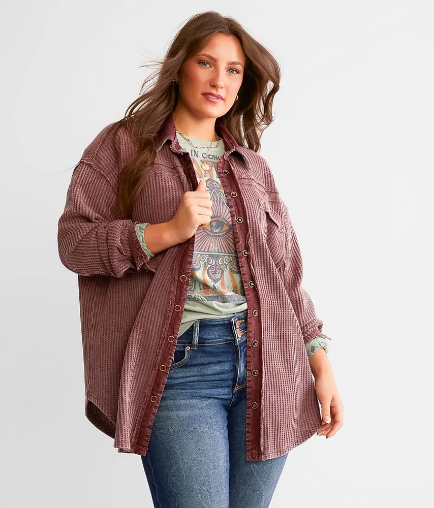 Oversized Thermal Shirt