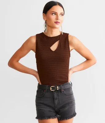 red by BKE Textured Knit Tank Top