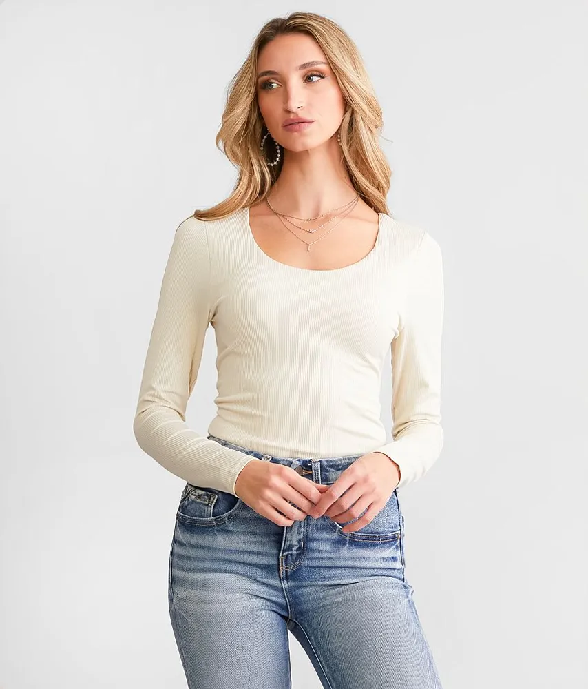 Shaping & Smoothing Ribbed Top