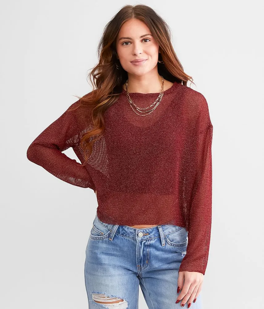 Metallic Netted Top