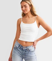 Buckle Black Cropped Shaping & Smoothing Tank Top