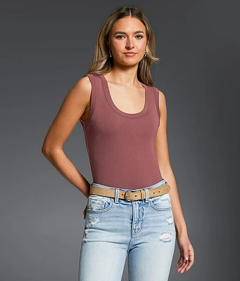 Buckle Black Zoey Ribbed Tank Top