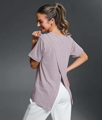Buckle Black Tulip Back T-Shirt