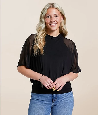 Daytrip Mesh Dolman Top