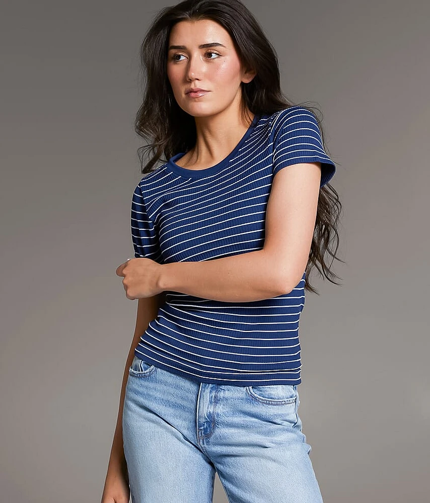 BKE core Ribbed Contour T-Shirt